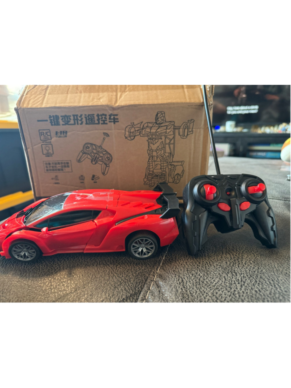 Boys Remote Control Transforming Car